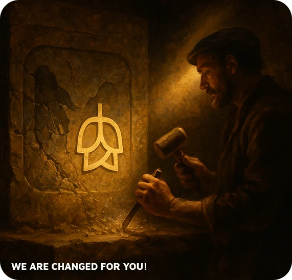 logo Meta gold ENG