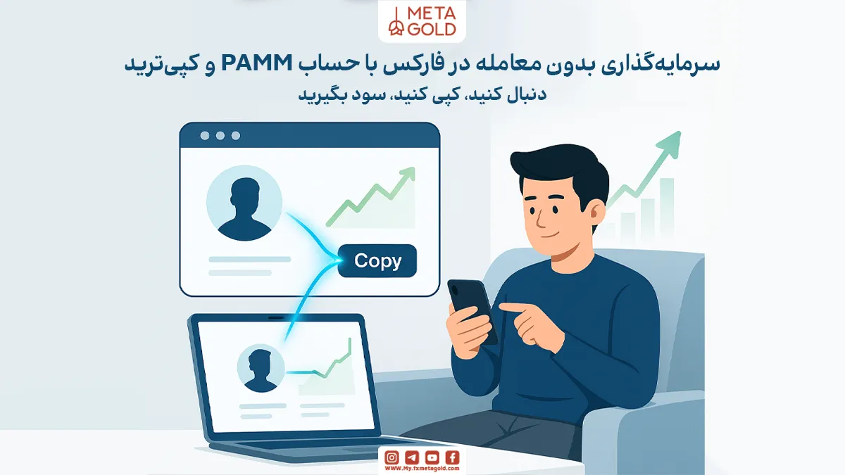 اگر به بازار فارکس علاقه دارید اما زمان یا تخصص کافی برای تحلیل و معامله ندارید، حساب‌های PAMM و Copy Trading انتخاب‌های مناسبی برای شما هستند.
