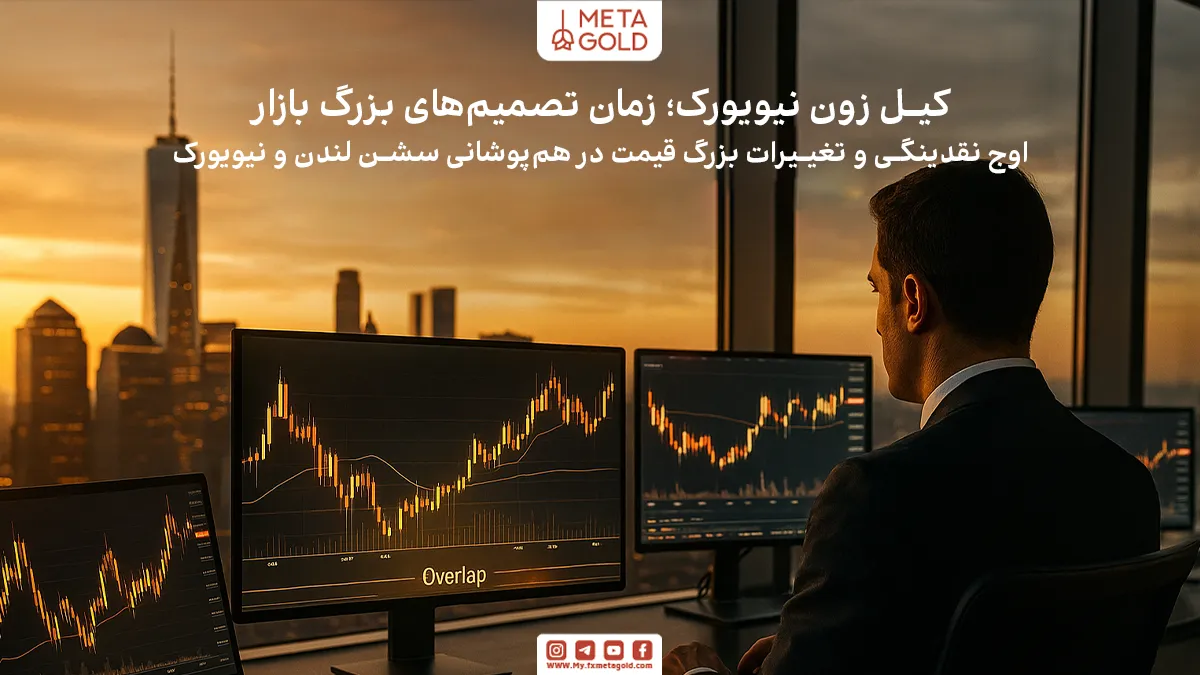 سشن نیویورک به‌عنوان آخرین سشن معاملاتی روزانه در فارکس، هم‌زمان با پایان سشن لندن شروع می‌شود.