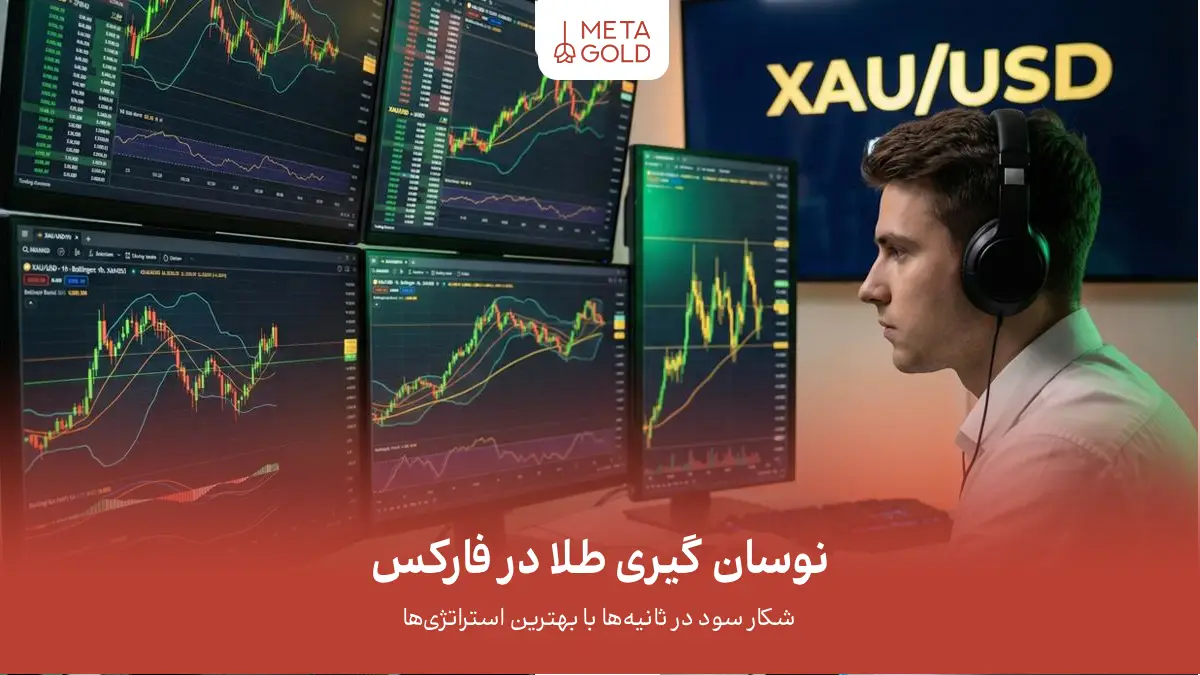 نوسان گیری طلا در فارکس؛ شکار سود در ثانیه‌ها با بهترین استراتژی‌ها