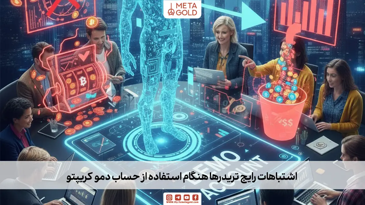اشتباه رایج تریدرها هنگام استفاده از اکانت دمو ارز دیجیتال