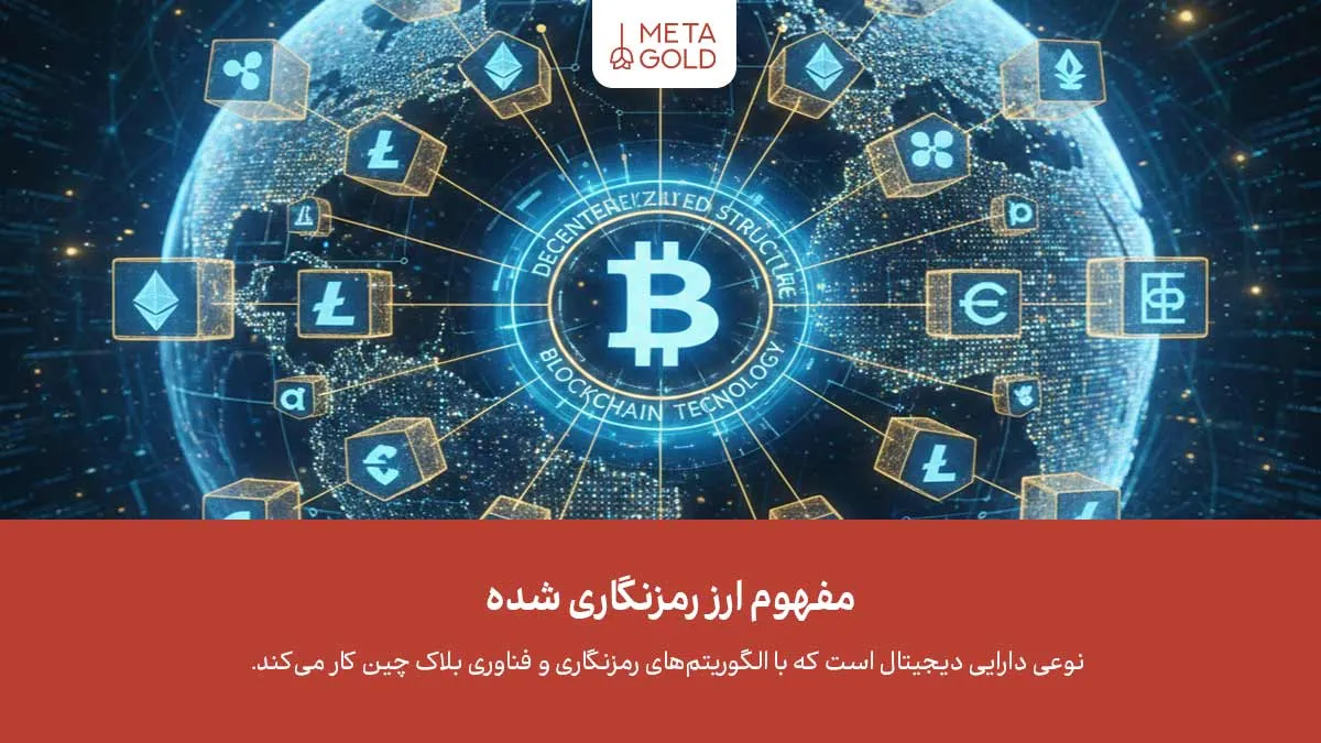 ارزهای رمزنگاری شده با فناوری بلاک چین کار می‌کنند و ساختاری غیر متمرکز دارند.