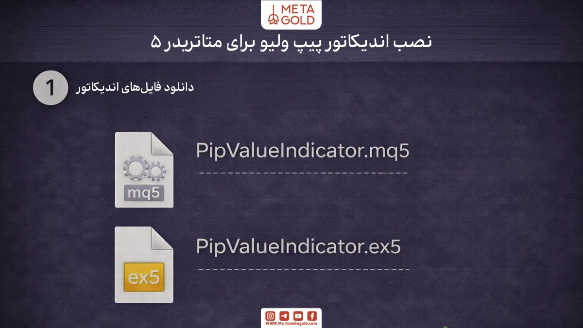 دانلود اندیکاتور پیپ ولیو برای متاتریدر ۵ با فایل‌های mq5 یا ex5 از منبع معتبر پیش از نصب